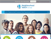 Tablet Screenshot of neighbourhoodwatchscotland.co.uk